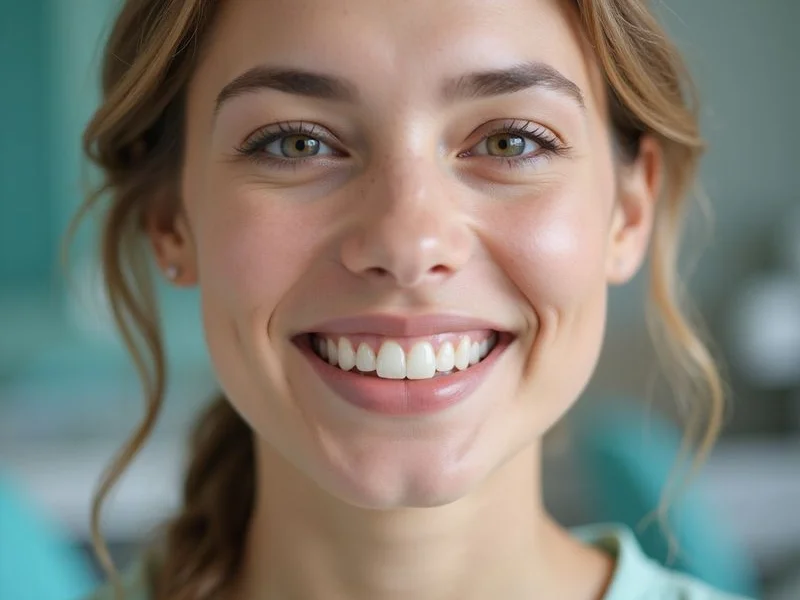 Dental crown and bridge work restoring missing teeth with natural porcelain finish